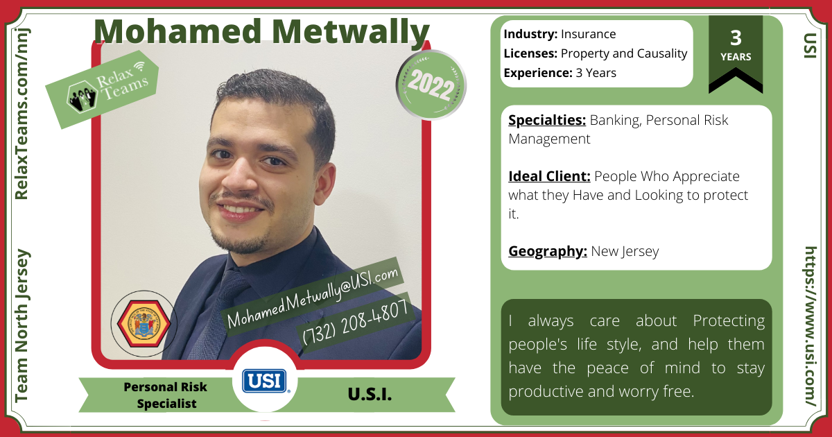 Photo and Details of Mohamed Metwally